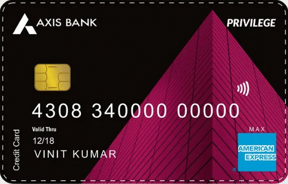 Axis Bank Privilege Easy Credit Card