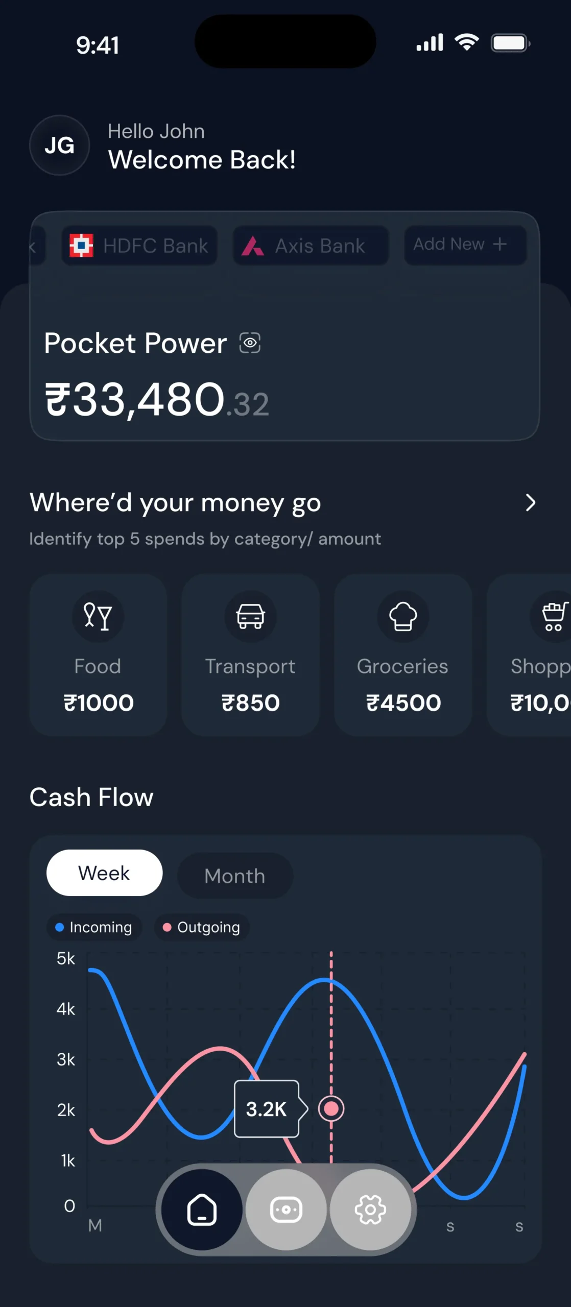 Pocket Power & Cash Flow Insights