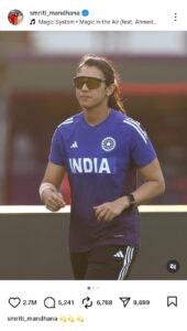 Smriti Mandhana net worth in 2025